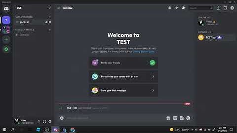 How to code a Discord bot to be online with Node.Js