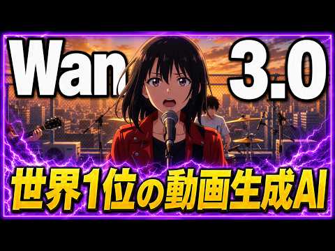 動画生成AI「Wan 3.0」徹底解説:ベンチマーク1位の性能と使い方