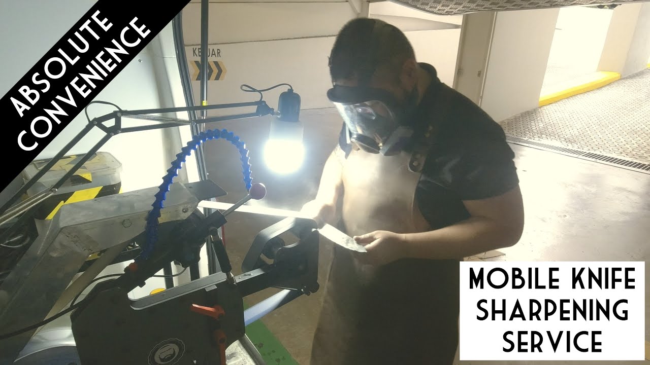 OnSite Service To Your Doorstep Mobile Knife Sharpening YouTube