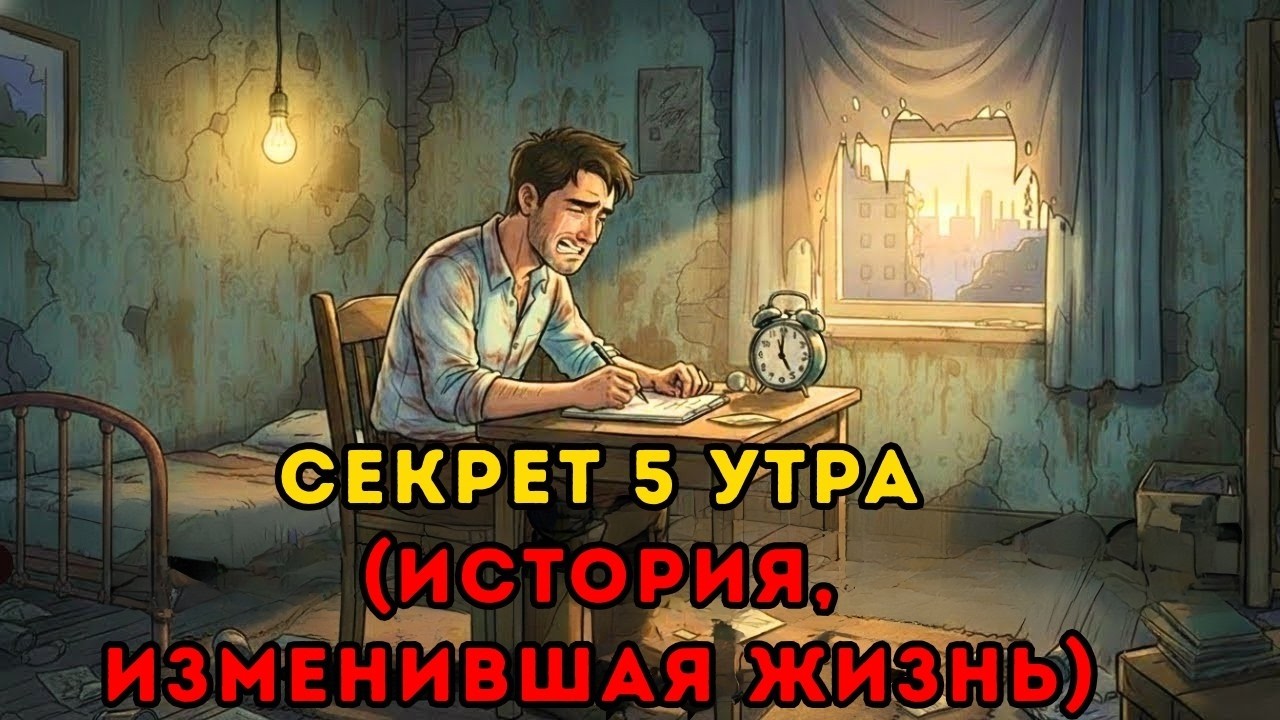 Секрет 5 утра: одна привычка, изменившая жизнь бедняка.