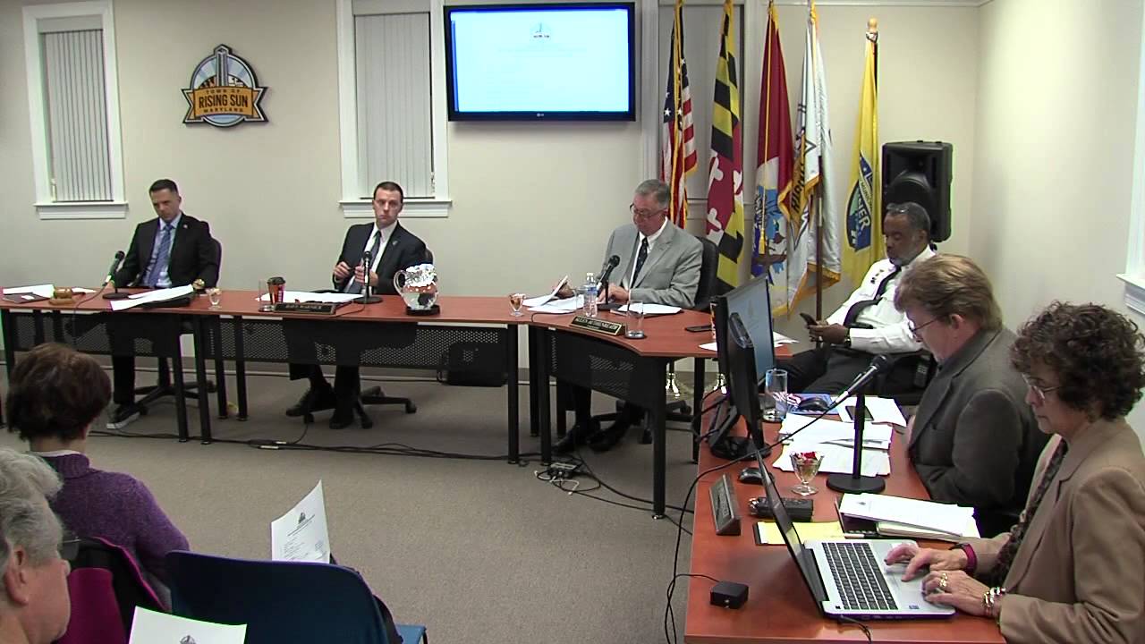 November 24, 2015 Rising Sun, MD Board of Commissioners Meeting YouTube