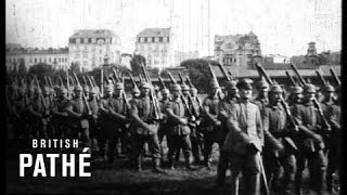 German Troops In Warsaw 1916