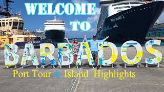 Barbados 3 Minute Cruise Port Bridgetown Terminal Tour & Island West Coast Tour #cruise #barbados