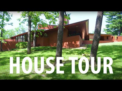 Video: Bazett House: Frank Lloyd Wright v severní CA