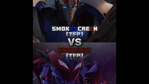 Smokescreen(TFP) vs Knockout(TFP)  #transformers#shorts