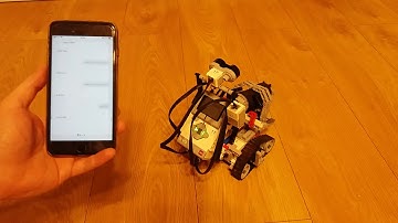 Lego Mindstorms EV3 gripper with Google Assistant.