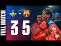 FULL MATCH BETIS 3 Vs 5 FC BARCELONA LALIGA 2025 26 MD15 