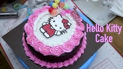 Kue ultah hello kitty buttercream, kue ultah anak anak - Durasi: 6.40. 