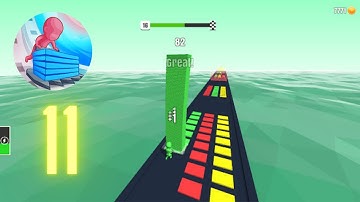 Stack Colors Gameplay Level 11 (Android & IOS)