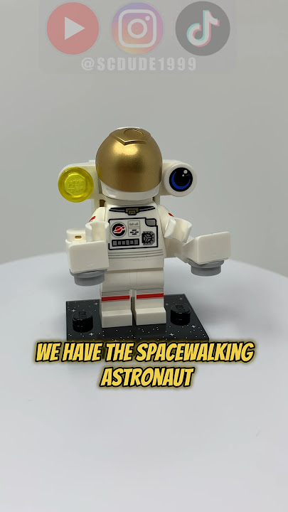 The LEGO Spacewalking Astronaut Minifigure is Incredible! #minifigures #cmf #lego
