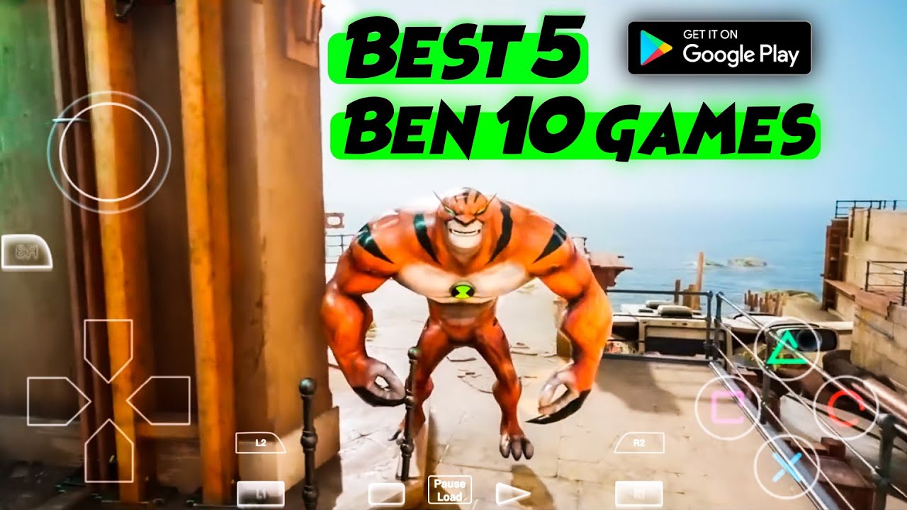 top 5 ben 10 games for android in play store | ben 10 game for android -  YouTube