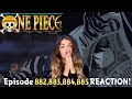 MARIEJOIS SECRET?! One Piece Episode 882, 883, 884, 885 REACTION!