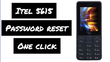 itel 5615 password unlock