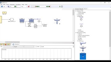 SIMBA Tutorial - Setting up a simple wastewater treatment plant