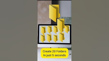 Create 20 Folders in just 5 seconds #tipsandtricks #techtips #techshorts #tech #shorts #folder