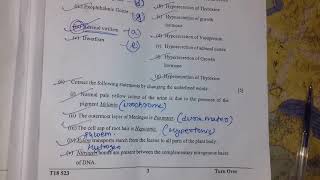 Icse 2018 biology paper solution