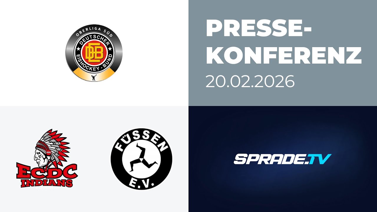 20.02.2026 - Pressekonferenz - ECDC Memmingen Indians vs. EV Füssen