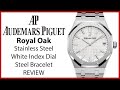 ▶Audemars Piguet Royal Oak Stainless Steel White Dial & Steel Bracelet - REVIEW 15500ST.OO.1220ST.04