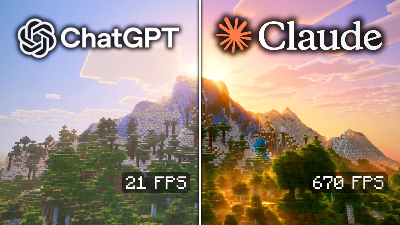 ChatGPT vs Claude Make Vibrant Visuals Shaders From Scratch