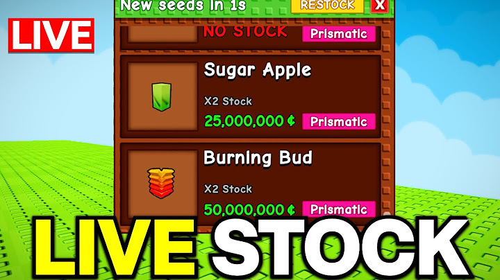 LIVE 🔴 GROW A GARDEN STOCK 24/7! (GEAR, WEATHER, SEEDS)