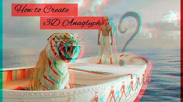 Create easy 3d image at home in photoshop   | 3d Anaglyph image tutorial in Photoshop 2018