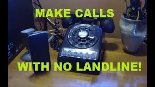 Make Calls With a Rotary Phone Using Your Cell Phone!
