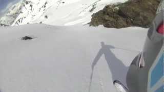 Skiing. The end of the epic winter of 2012.