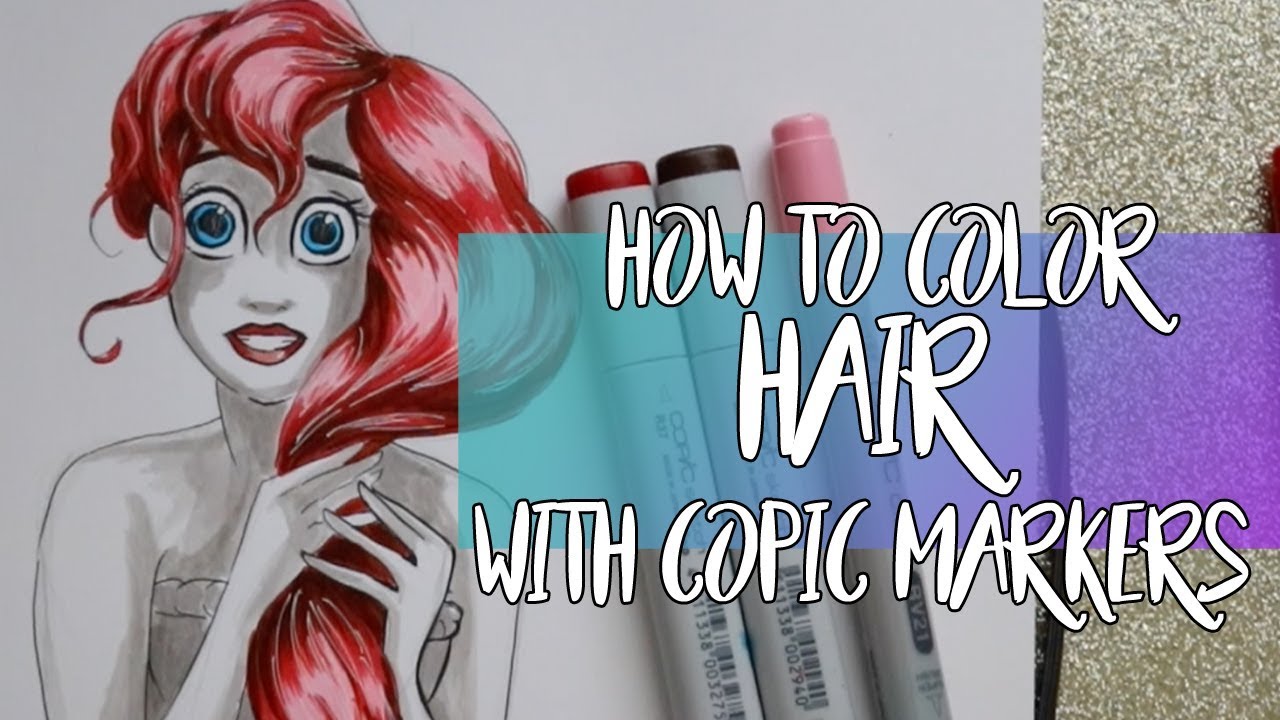 How to Color Skin & Hair with Alcohol-Based Markers (+ Free Page!)