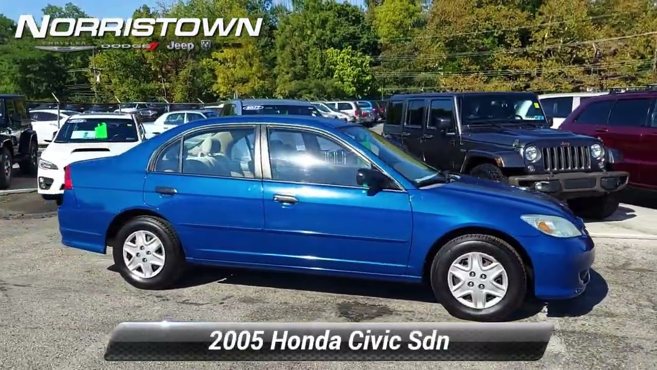 Used 2005 Honda Civic Sdn VP, Norristown, PA K0255