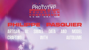 Philippe Pasquier – Artisan AI: small data and model crafting with Autolume