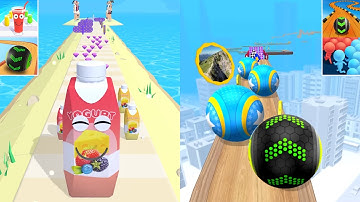💛💚 Juice Run, Going Balls, Sky Rolling Ball 3D, Count Masters New Hyper Casual Games Android,iOS