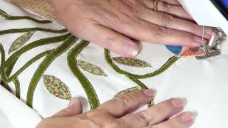 Beckie's Quilt: Sewing the applique' - Part 5