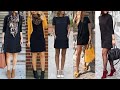 COMO COMBINAR un VESTIDO de COLOR NEGRO de FORMA ELEGANTE y CON ESTILO / COMBINAR VESTIDOS de COLOR