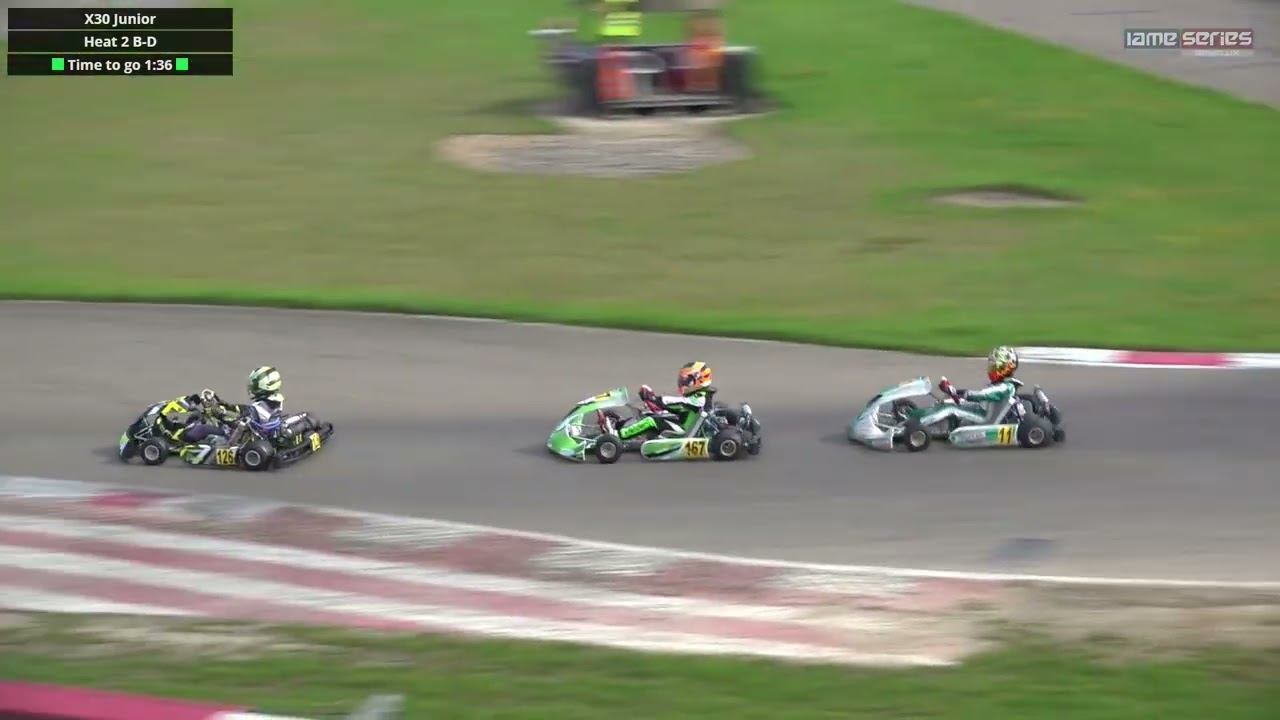 Iame BENELUX Round 4 - X30 Junior Heat 2 B - D