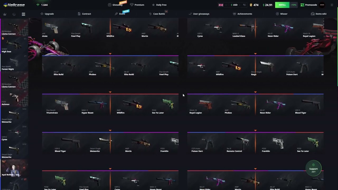 (CSGO) HELLCASE 100 İLE KATLANIR MI !? HELLCASE PROMO CODE