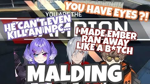 (All-POV) Alban and Selen bullying Fulgur in Apex / Malding overload【ALBAN KNOX┆NIJISANJI EN】