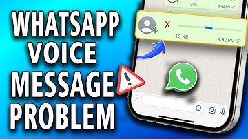 How To Fix WhatsApp Voice Message Problem (quick and easy)