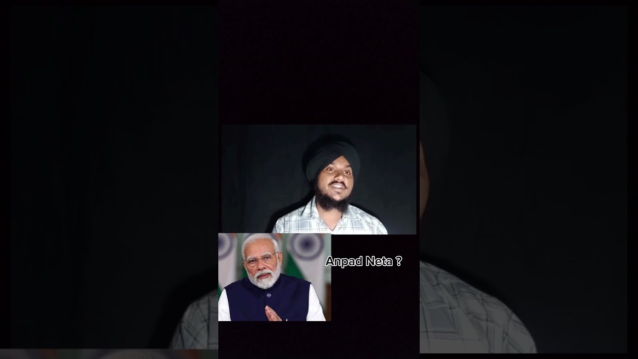 Anpad Neta modi  viral video of Modi and dont spread hate about farmers and khalistan shorts