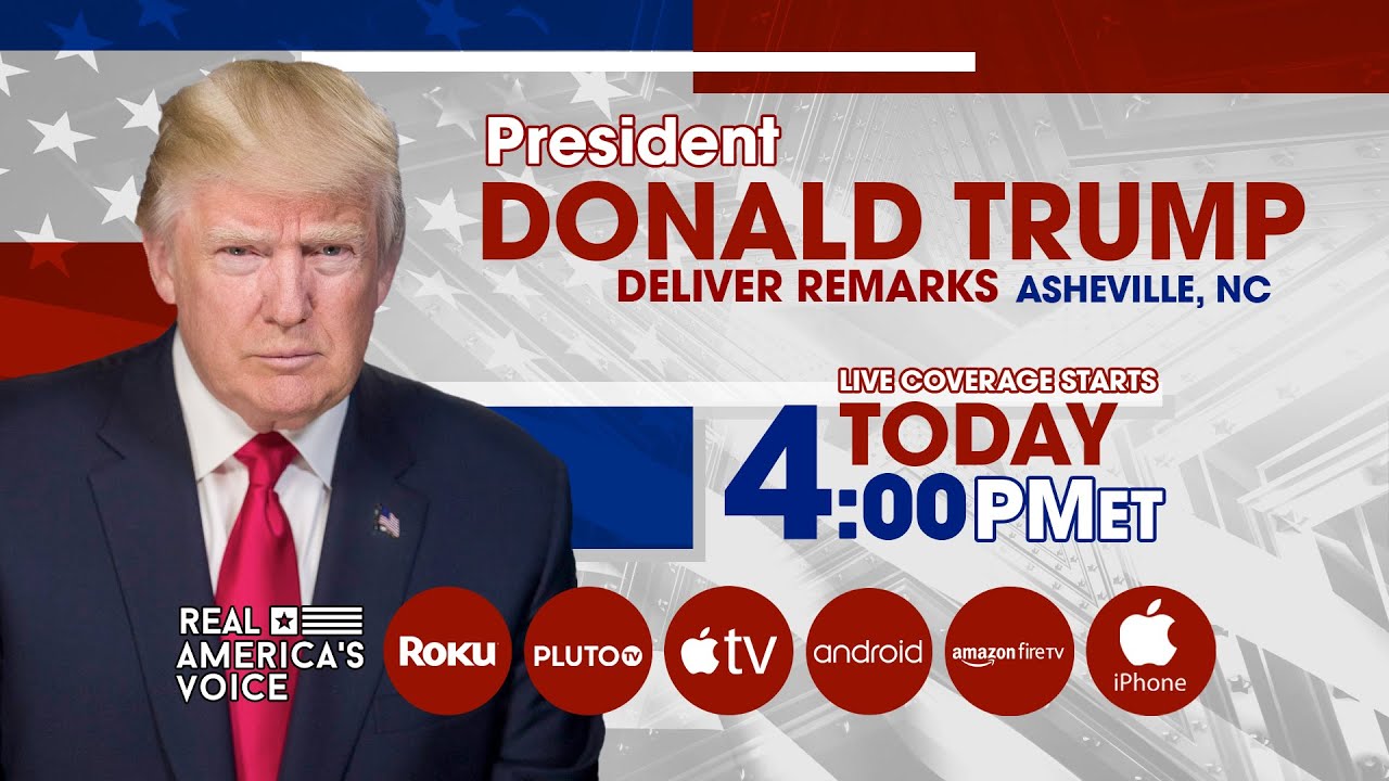 PRESIDENT TRUMP'S MAGA RALLY IN ASHEVILLE NC - YouTube
