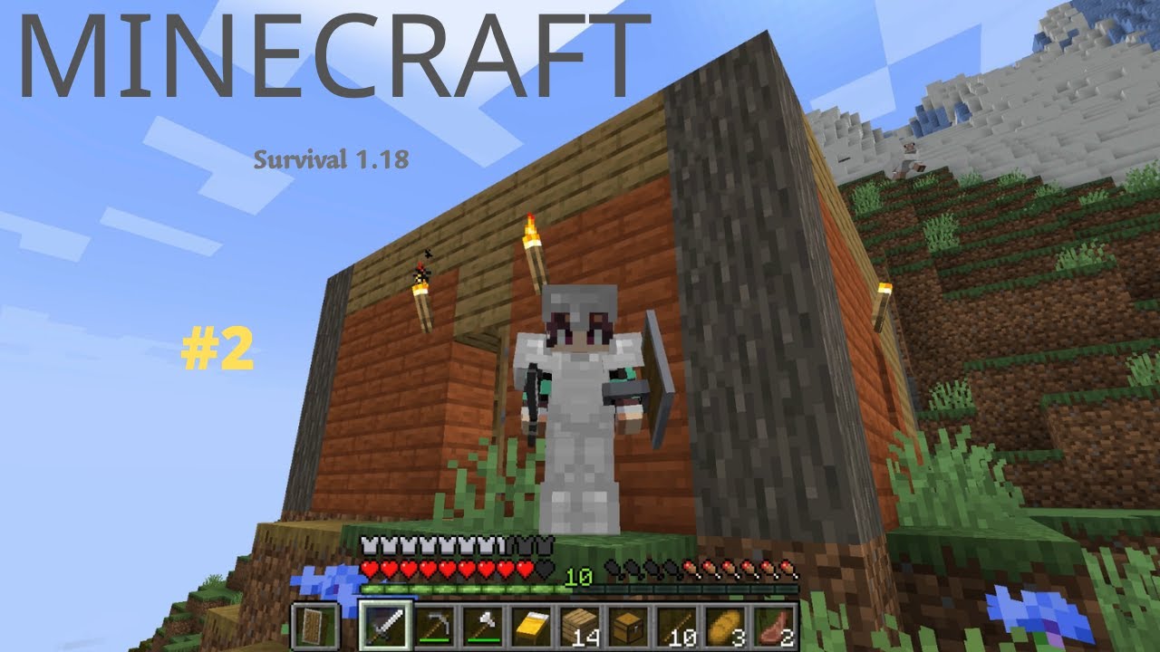 Minecraft 1.18 Survival Let's play #2 | Getting Full Iron Armor | HolyShirt Plays