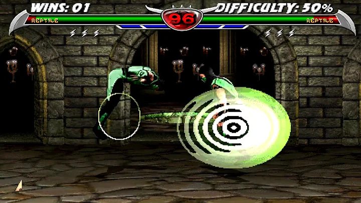 Mortal Kombat Anthology 2020 - MK2 Reptile playthrough