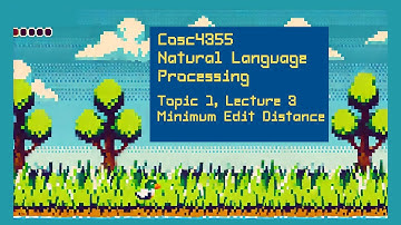 NLP Lecture 3: Minimum Edit Distance
