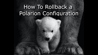 Polarion ALM Tutorial - How To Rollback a Polarion Configuration #17