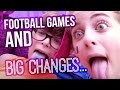 FOOTBALL GAMES, NEW CLOTHES &amp; BIG CHANGES...VLOG | BABY ARIEL