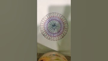 Spirograph design #spirograph #spirographtutorial #drawingideas #art #shorts #ytshorts #nazratart