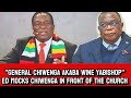 General chiwenga is a wine thief ed tells catholic priests zimbabwe harare zimpolitics