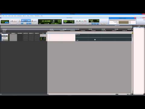 Pro Tools Edit and Mix Window Overview