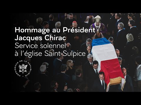 Service solennel à l’intention du Président Jacques CHIRAC en l’église Saint-Sulpice