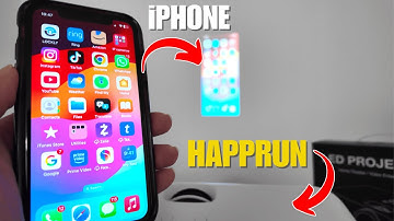Happrun Projector verbinden met iPhone - EENVOUDIGE STAPPEN