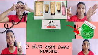 5 step oily skin care routine+Alps Goodness review